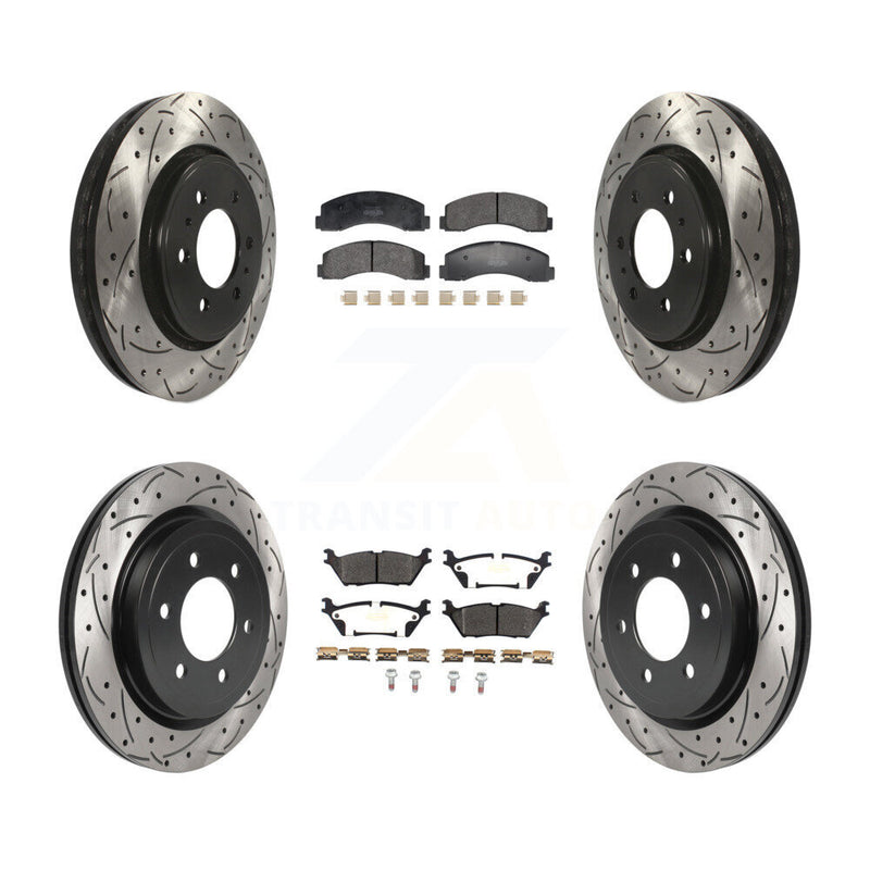 Transit Auto KDF-101193 Disc Brake Kit for 2018-2021 Ford Expedition, Ford F-150, Lincoln Navigator - Front and Rear