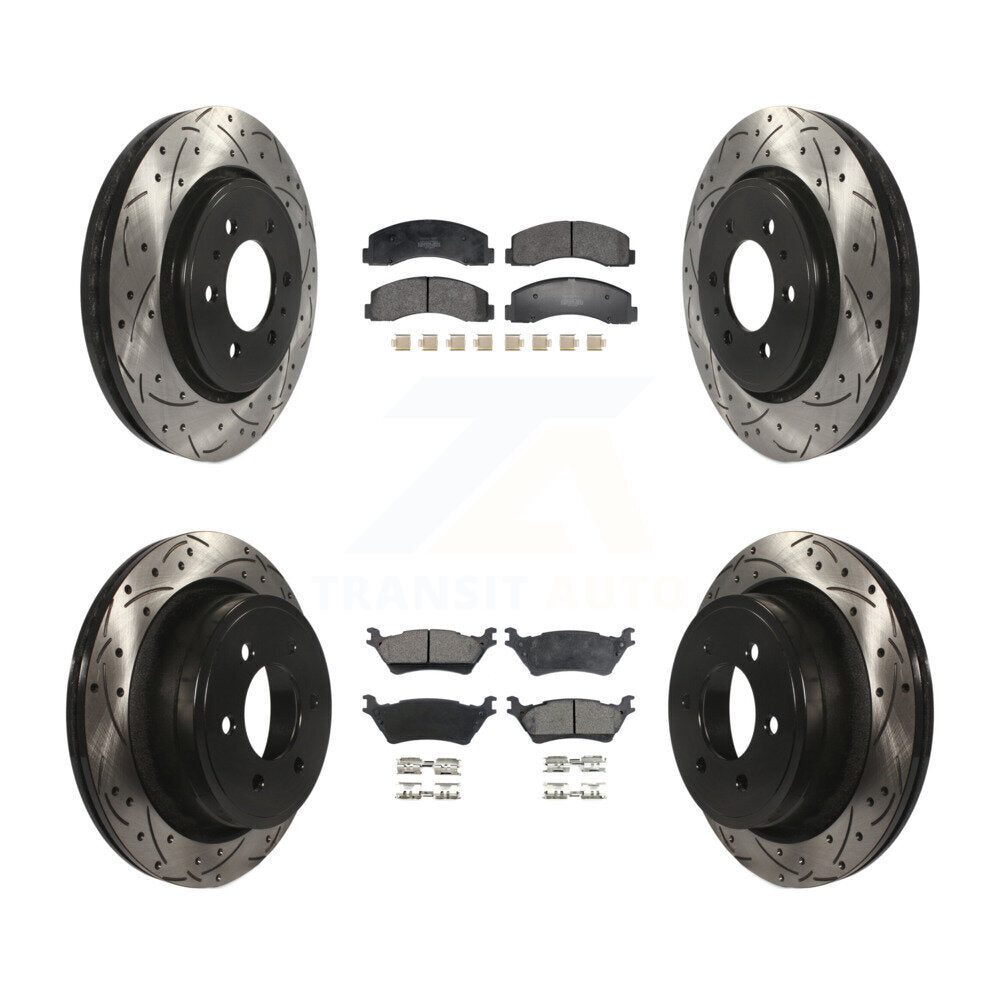 Transit Auto KDF-101194 Disc Brake Kit for 2018-2020 Ford F-150 - Front and Rear