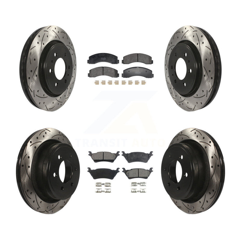 Transit Auto KDF-101194 Disc Brake Kit for 2018-2020 Ford F-150 - Front and Rear
