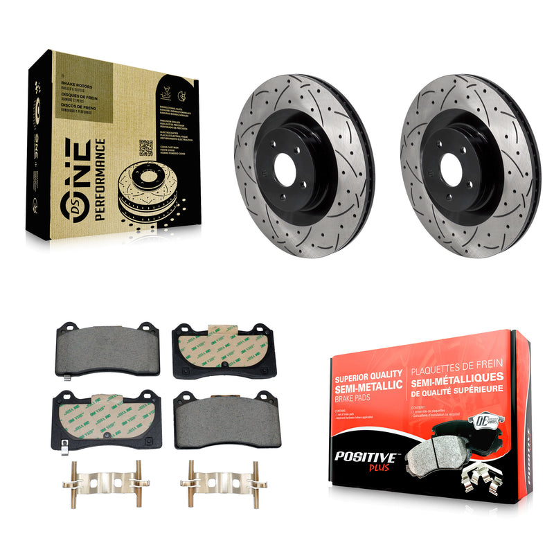 Transit Auto KDF-101195 Disc Brake Kit for 2016-2018 Ford Focus - Front