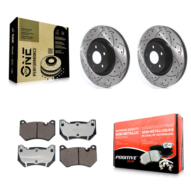 Transit Auto KDF-101197 Disc Brake Kit for 2018-2023 Audi Q5, Audi Q5 Sportback - Front