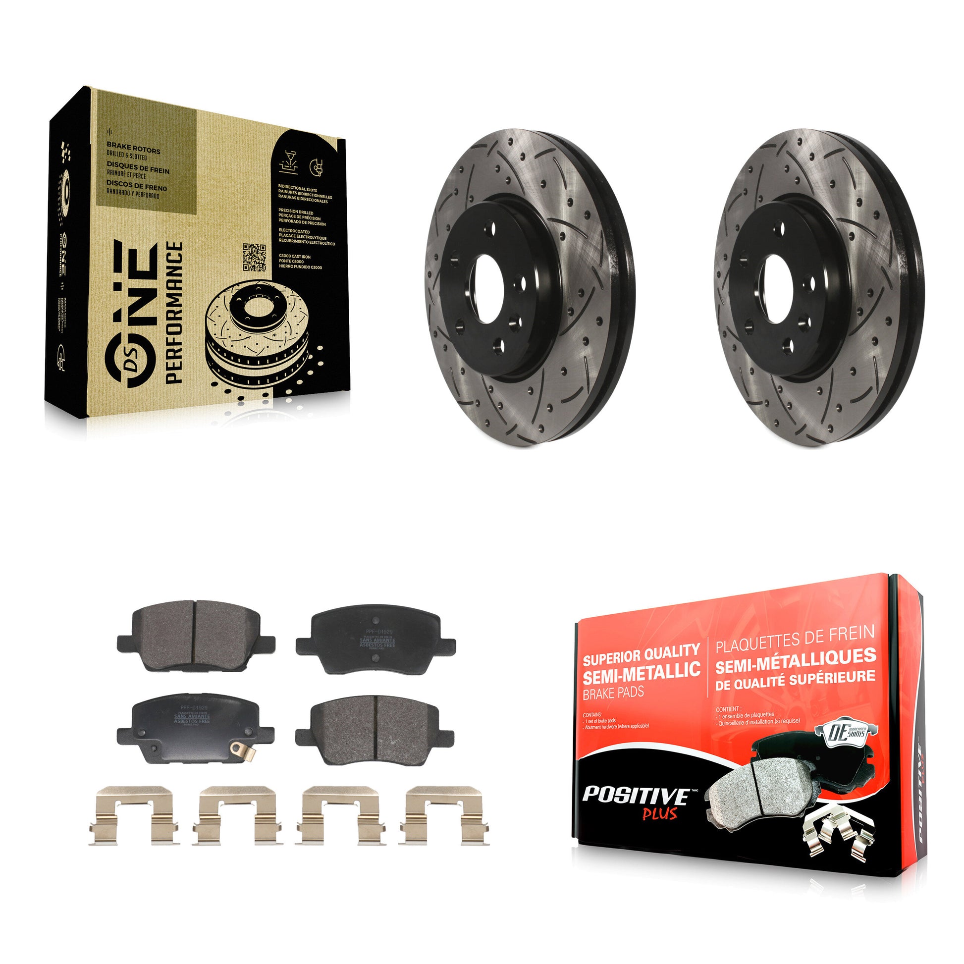 Transit Auto KDF-101199 Disc Brake Kit for 2018-2020 Chevrolet Sonic - Front