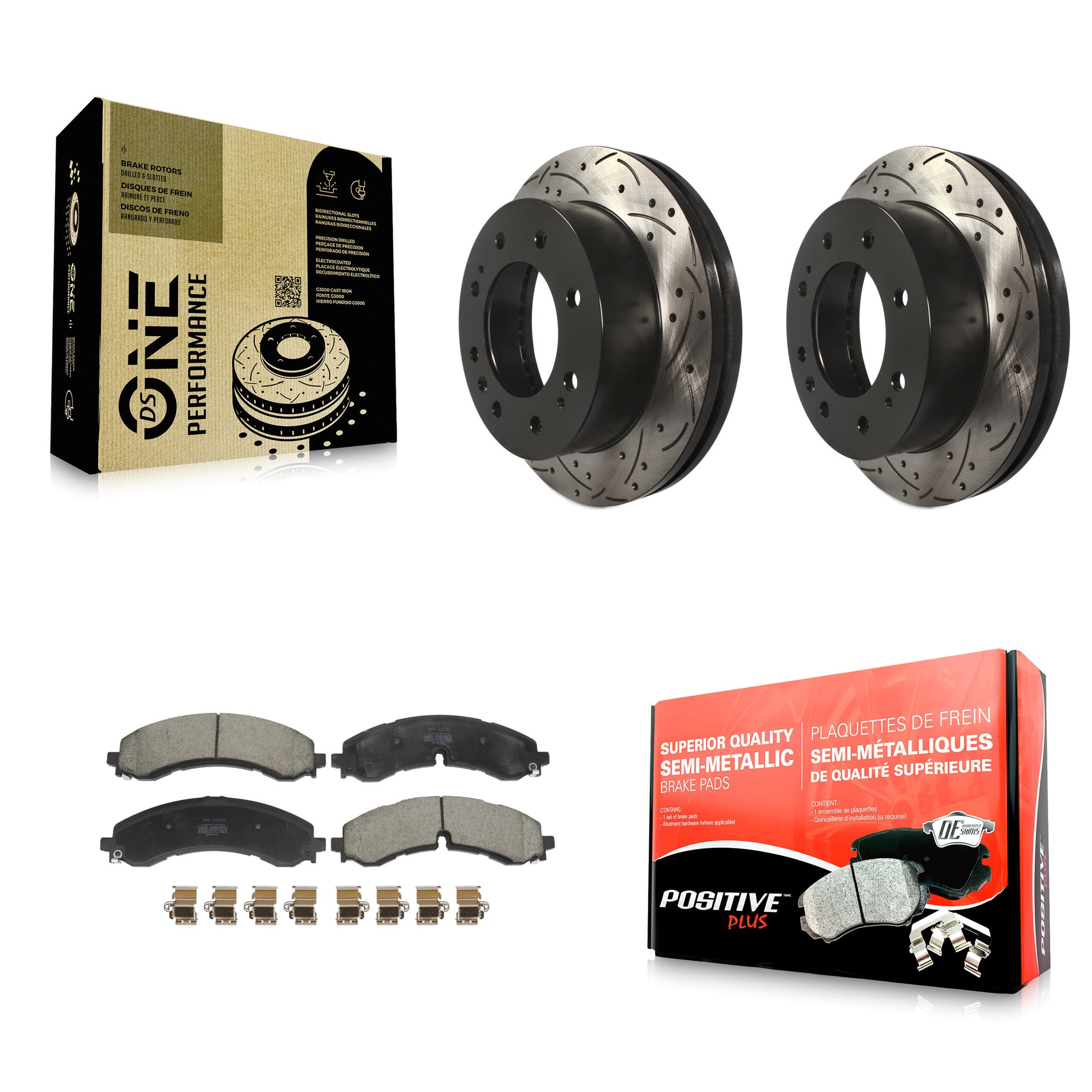 Transit Auto KDF-101202 Disc Brake Kit for 2020-2024 Chevrolet Silverado 2500 HD, Chevrolet Silverado 3500 HD and More - Front