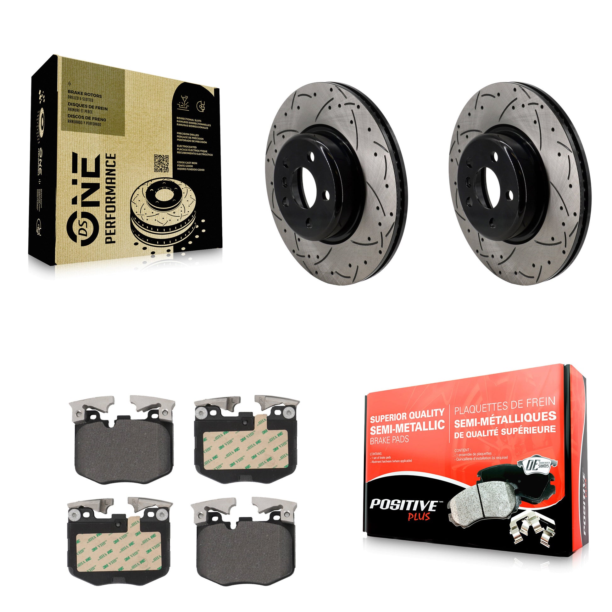 Transit Auto KDF-101212 Disc Brake Kit for 2021-2023 Toyota GR Supra - Front