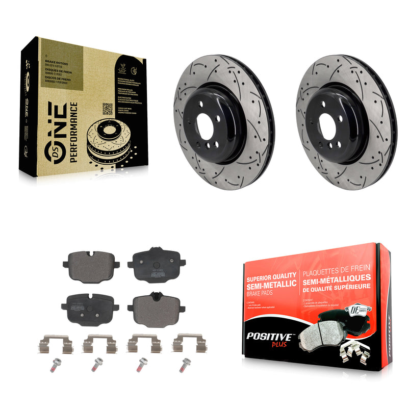 Transit Auto KDF-101220 Disc Brake Kit for 2016-2022 BMW iX, BMW 540i xDrive and More - Rear