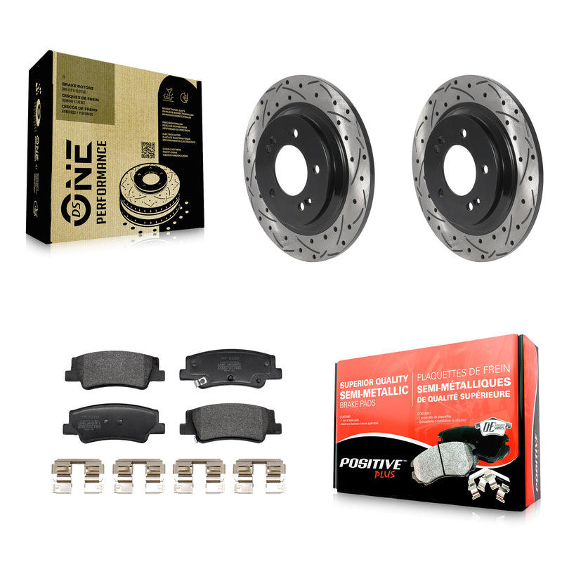 Transit Auto KDF-101223 Disc Brake Kit for 2020-2025 Hyundai Sonata, Kia Niro EV, Kia K5 - Rear