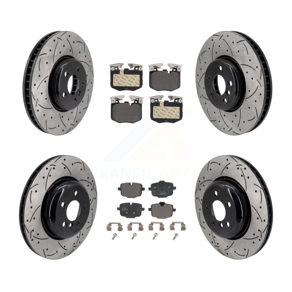 Transit Auto KDF-101224 Disc Brake Kit for 2018-2022 BMW iX, BMW 640i xDrive Gran Turismo - Front and Rear