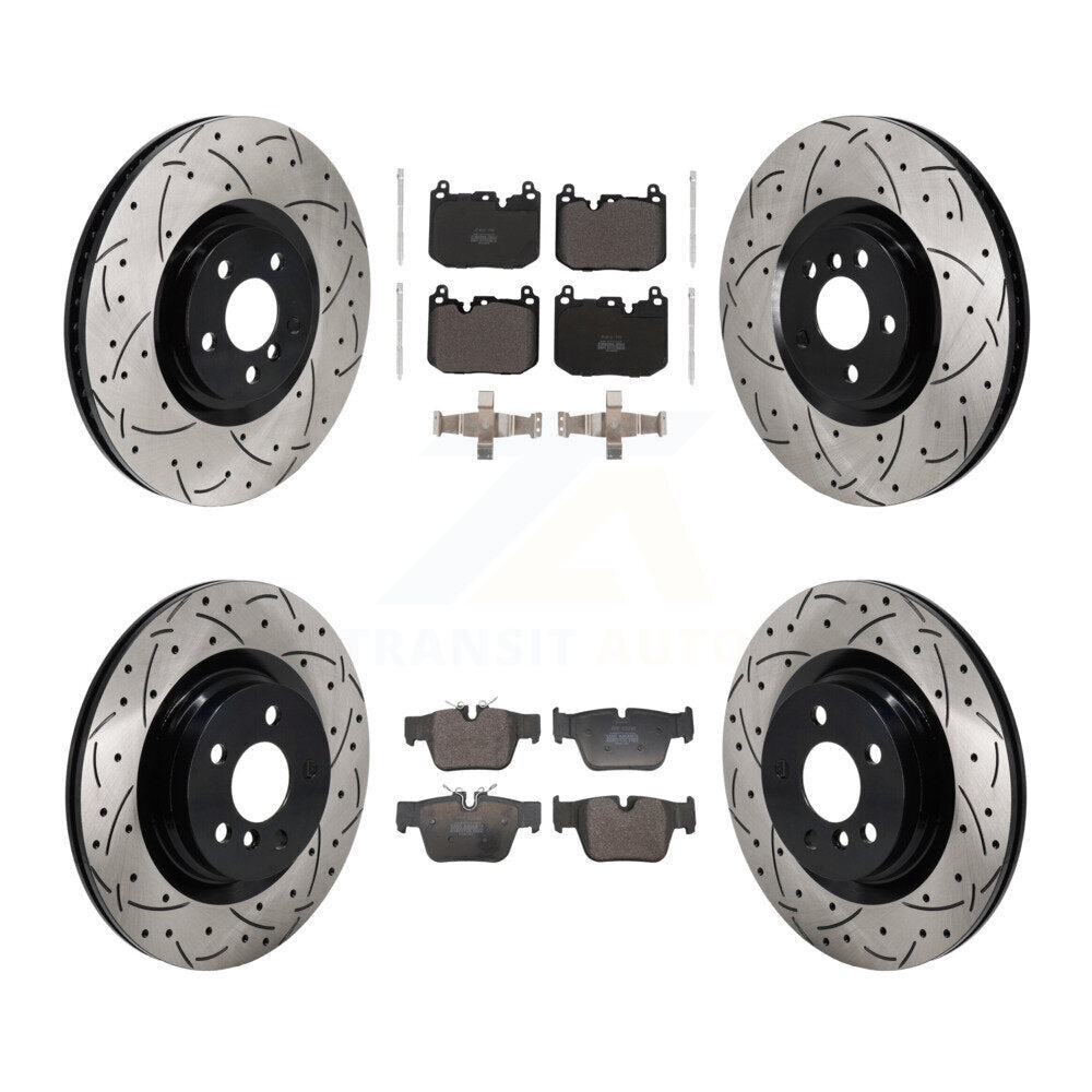 Transit Auto KDF-101229 Disc Brake Kit for 2019-2023 Mini Cooper Clubman, Mini Cooper Countryman, BMW X2 - Front and Rear