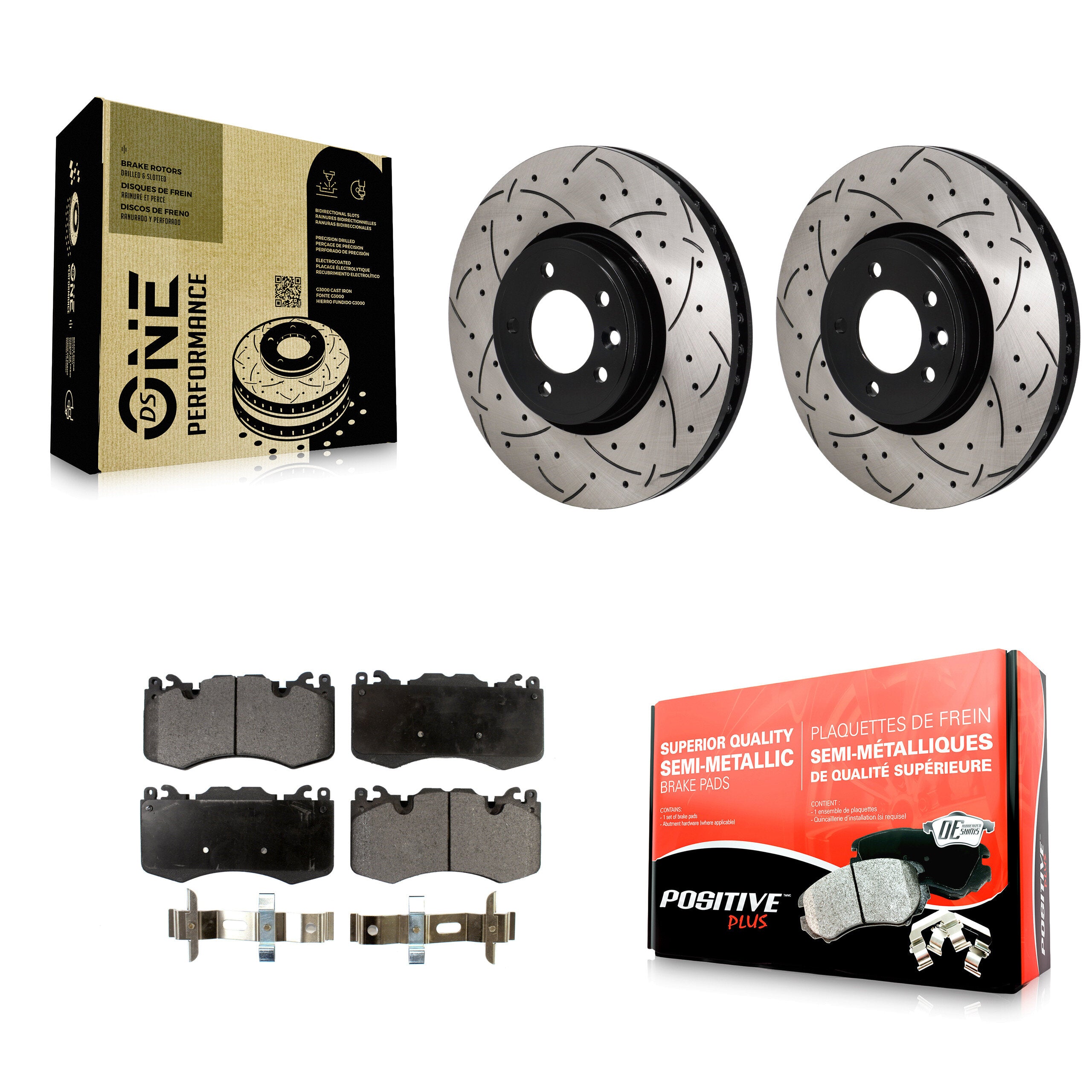 Transit Auto KDF-101241 Disc Brake Kit for 2020-2021 Land Rover Range Rover, Land Rover Range Rover Sport - Front