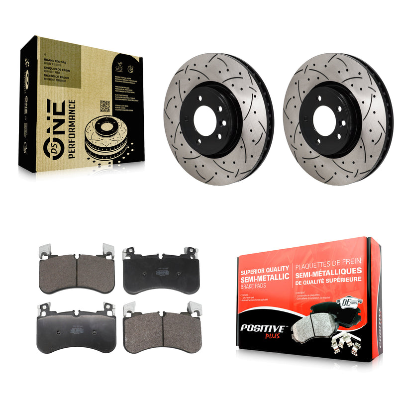 Transit Auto KDF-101242 Disc Brake Kit for 2020-2022 Land Rover Range Rover, Land Rover Range Rover Sport - Front