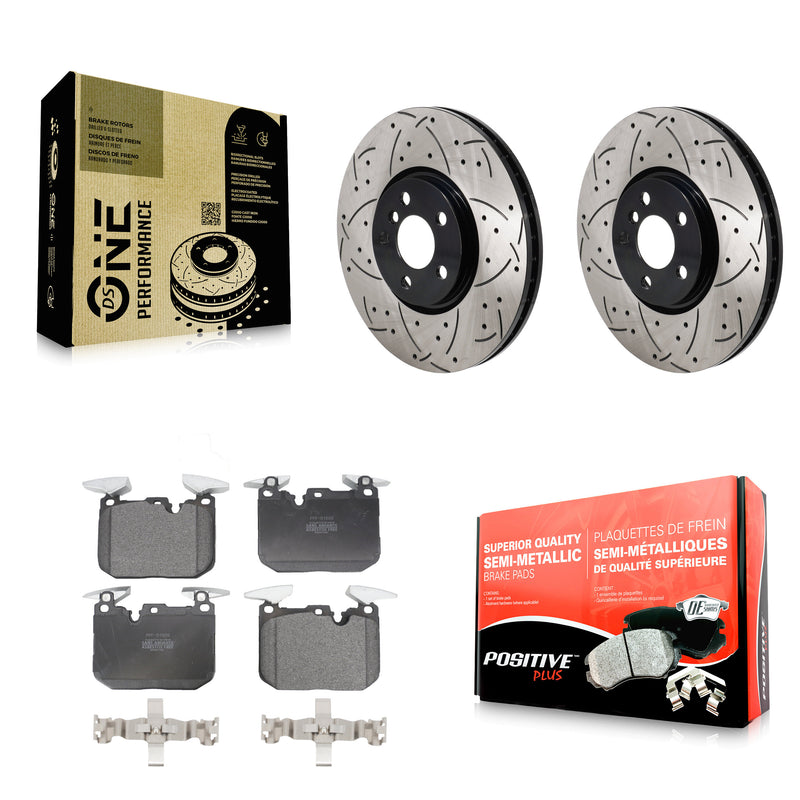 Transit Auto KDF-101261 Disc Brake Kit for 2020-2022 Mini Cooper - Front