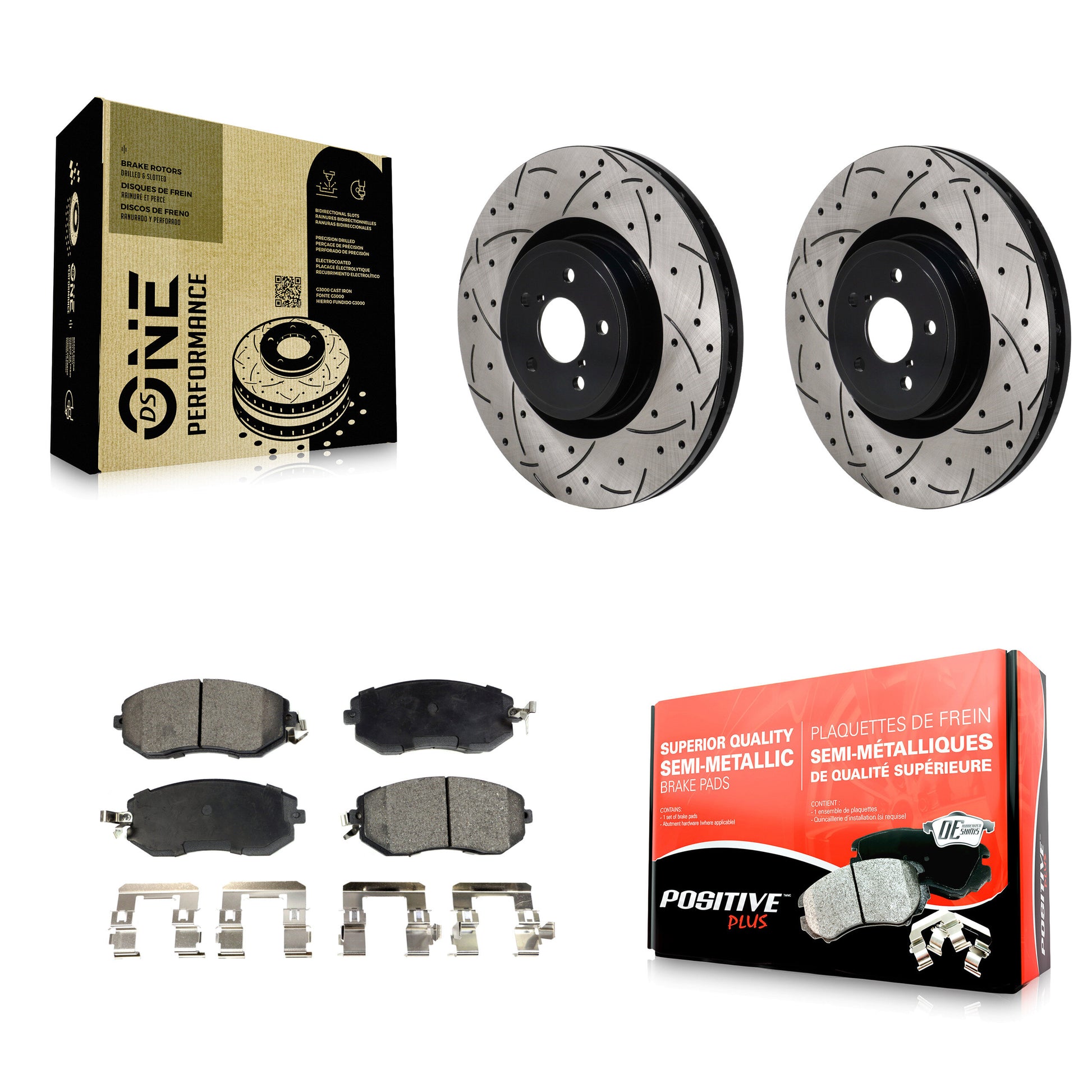 Transit Auto KDF-101274 Disc Brake Kit for 2019 Toyota 86 - Front