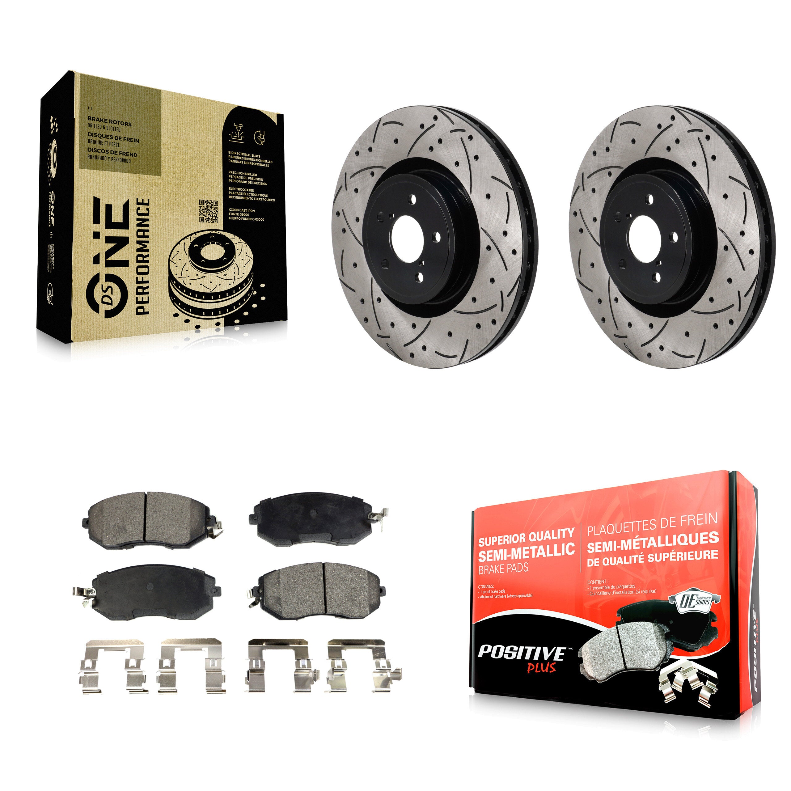 Transit Auto KDF-101274 Disc Brake Kit for 2019 Toyota 86 - Front