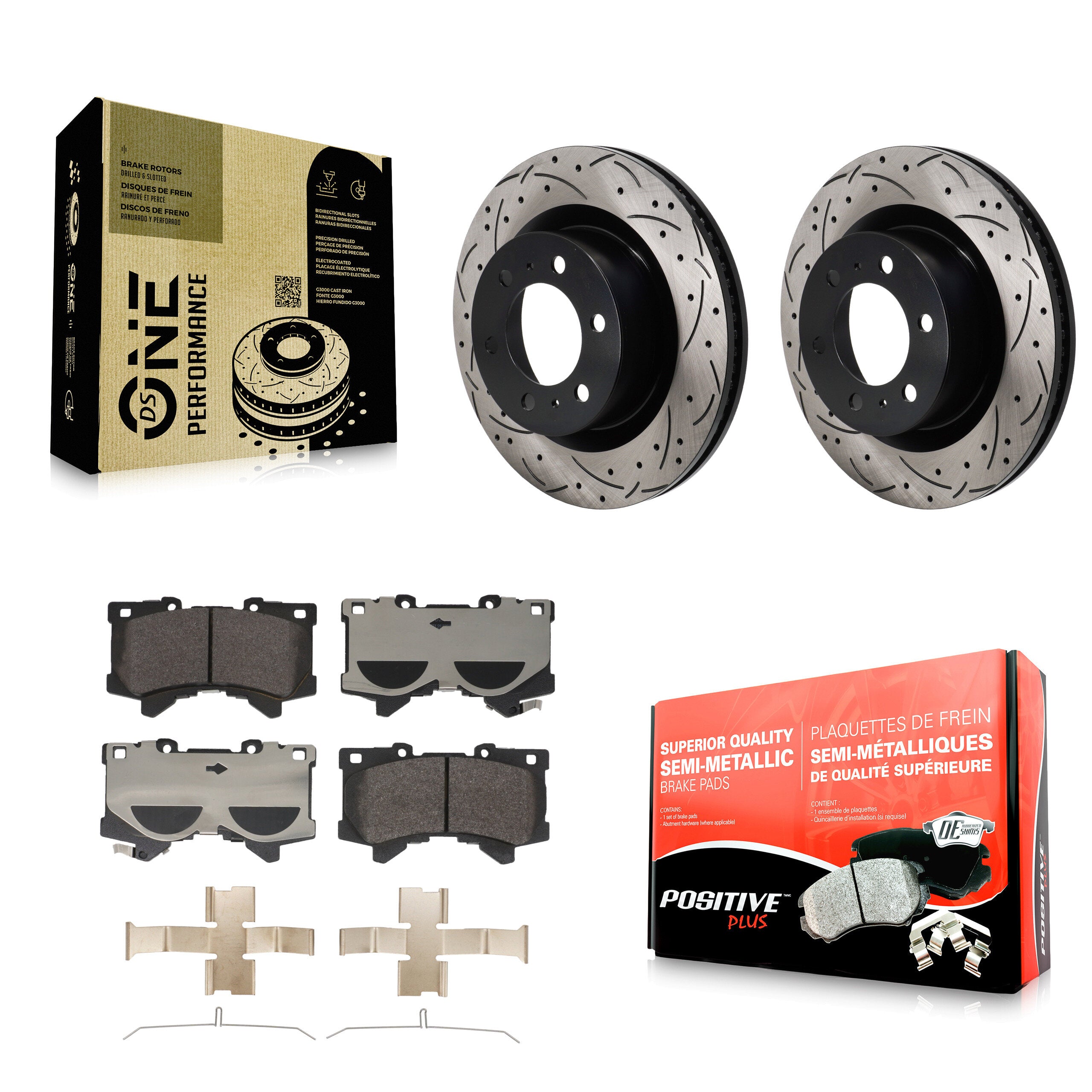 Transit Auto KDF-101278 Disc Brake Kit for 2022-2024 Toyota Sequoia, Lexus LX600, Toyota Tundra - Front