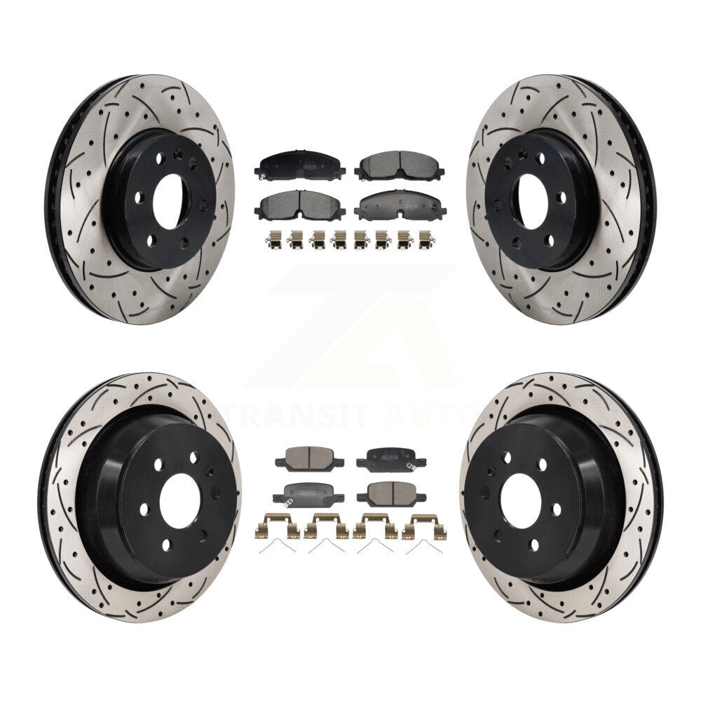 Transit Auto KDF-101279 Disc Brake Kit for 2021-2022 Chevrolet Colorado, GMC Canyon - Front and Rear