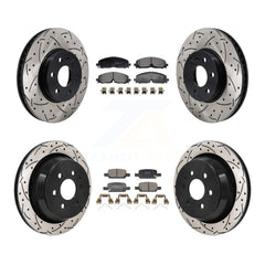Transit Auto KDF-101279 Disc Brake Kit for 2021-2022 Chevrolet Colorado, GMC Canyon - Front and Rear