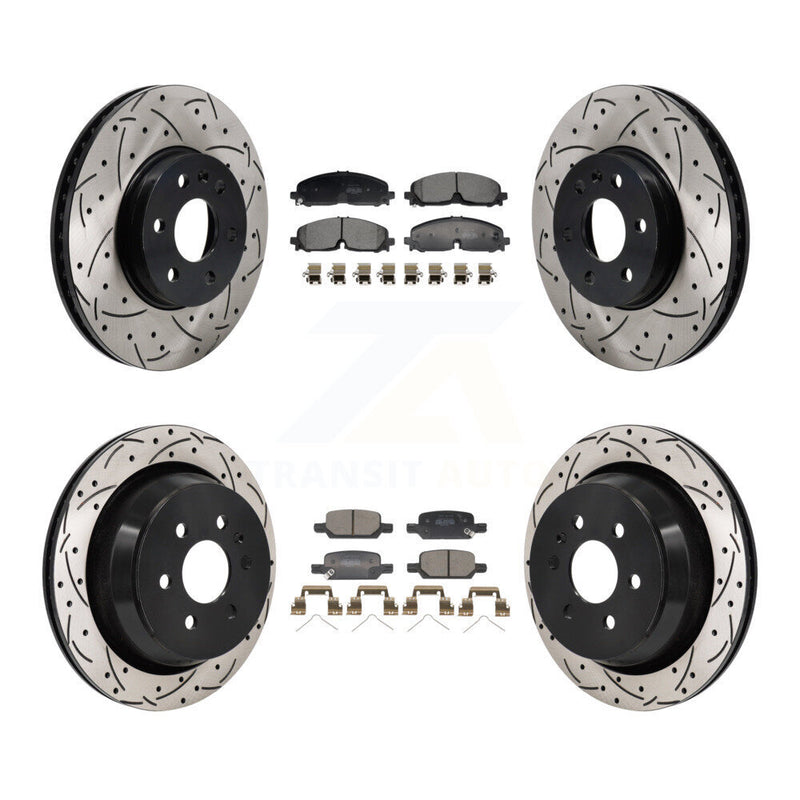Transit Auto KDF-101279 Disc Brake Kit for 2021-2022 Chevrolet Colorado, GMC Canyon - Front and Rear