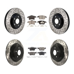 Transit Auto KDF-101281 Disc Brake Kit for 2017-2020 Lincoln MKZ - Front and Rear