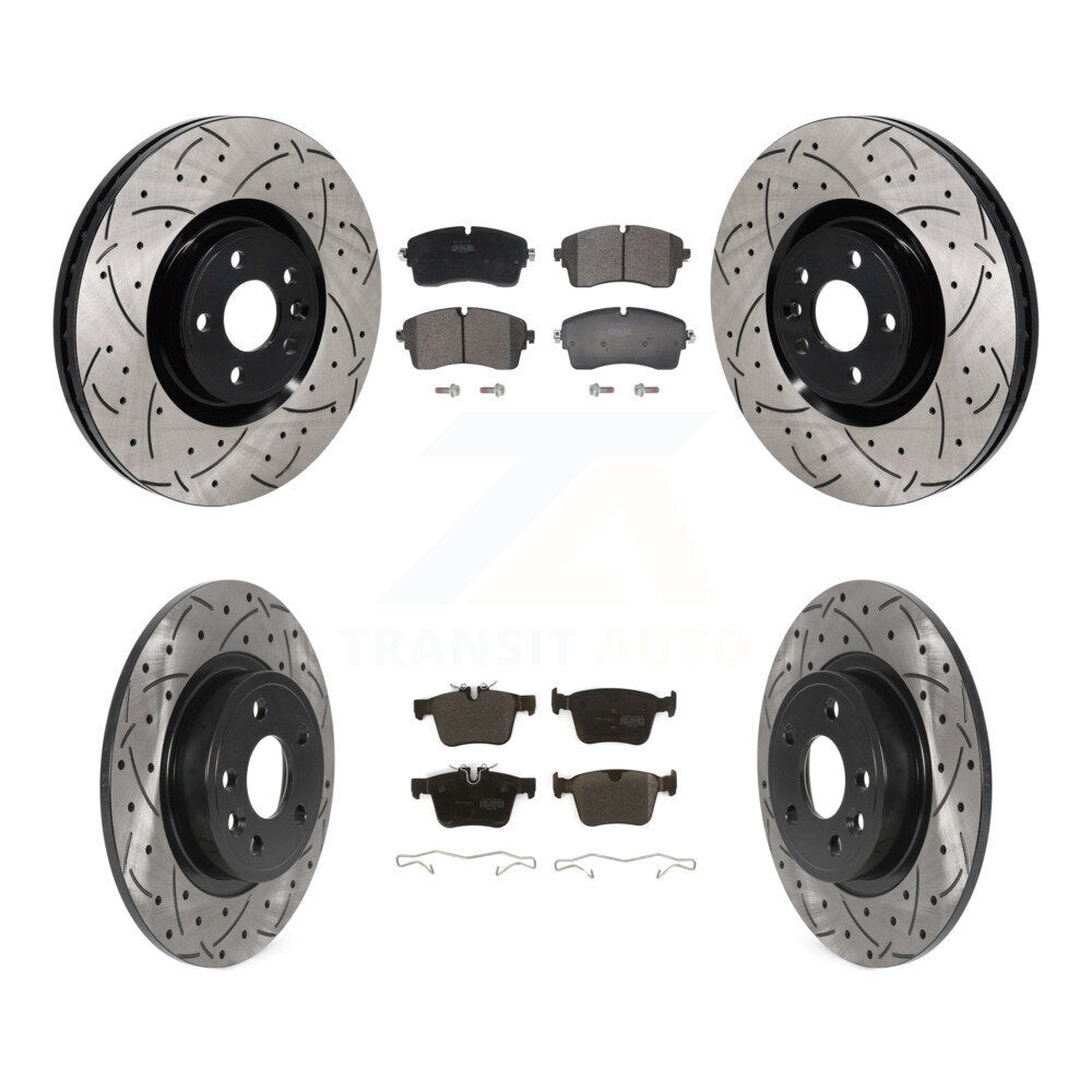 Transit Auto KDF-101284 Disc Brake Kit for 2018-2020 Jaguar E-Pace - Front and Rear