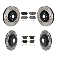 Transit Auto KDF-101284 Disc Brake Kit for 2018-2020 Jaguar E-Pace - Front and Rear