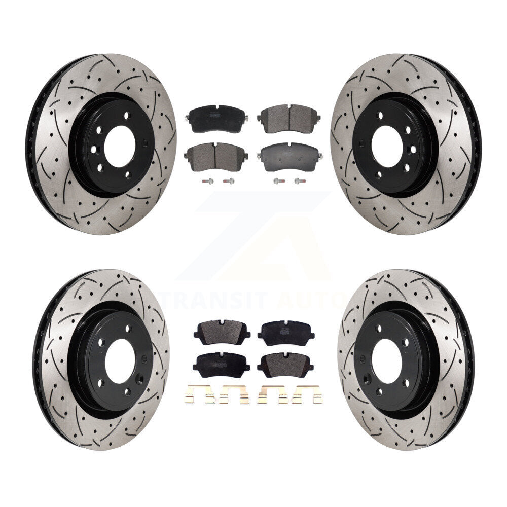 Transit Auto KDF-101286 Disc Brake Kit for 2018-2020 Land Rover Discovery, Land Rover Range Rover - Front and Rear