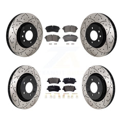 Transit Auto KDF-101286 Disc Brake Kit for 2018-2020 Land Rover Discovery, Land Rover Range Rover - Front and Rear
