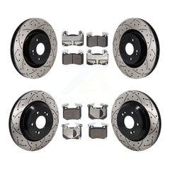 Transit Auto KDF-101288 Disc Brake Kit for 2022 Genesis G70 - Front and Rear