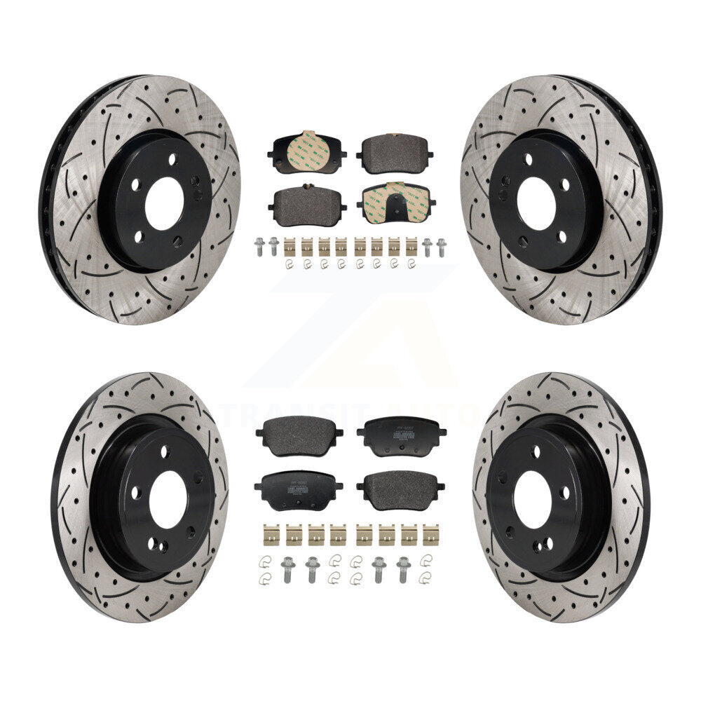 Transit Auto KDF-101289 Disc Brake Kit for 2019-2023 Mercedes-Benz CLA250, Mercedes-Benz A220 - Front and Rear