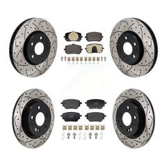 Transit Auto KDF-101289 Disc Brake Kit for 2019-2023 Mercedes-Benz CLA250, Mercedes-Benz A220 - Front and Rear