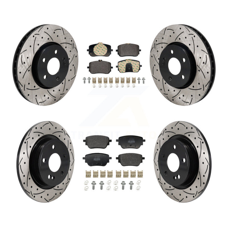 Transit Auto KDF-101289 Disc Brake Kit for 2019-2023 Mercedes-Benz CLA250, Mercedes-Benz A220 - Front and Rear