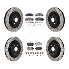 Transit Auto KDF-101292 Disc Brake Kit for 2020-2022 Toyota Highlander - Front and Rear