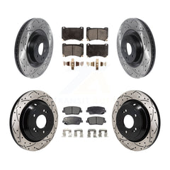 Transit Auto KDF-101295 Disc Brake Kit for 2011 Hyundai Equus - Front and Rear