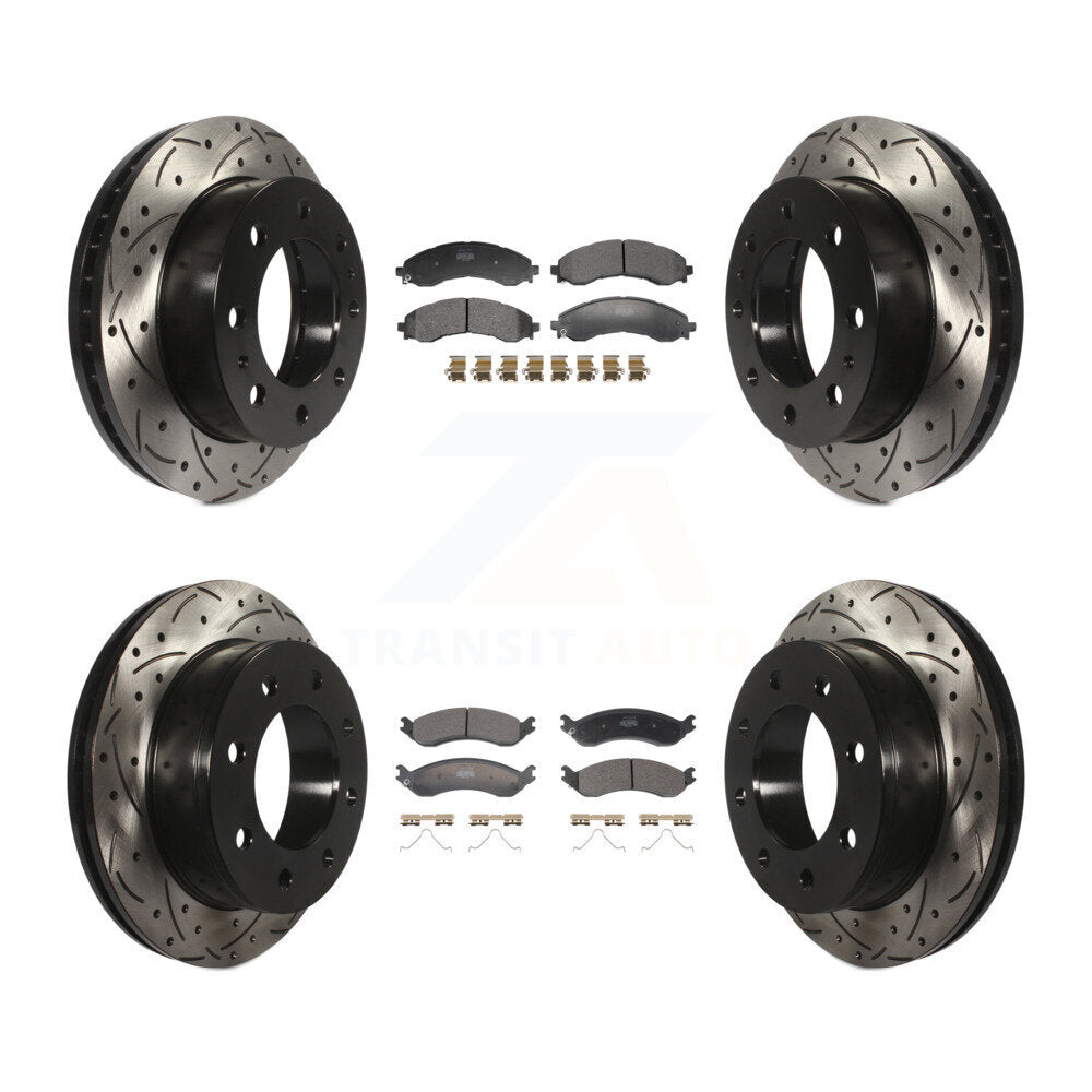 Transit Auto KDF-101296 Disc Brake Kit for 2021-2024 Chevrolet Express 2500, GMC Savana 2500 - Front and Rear