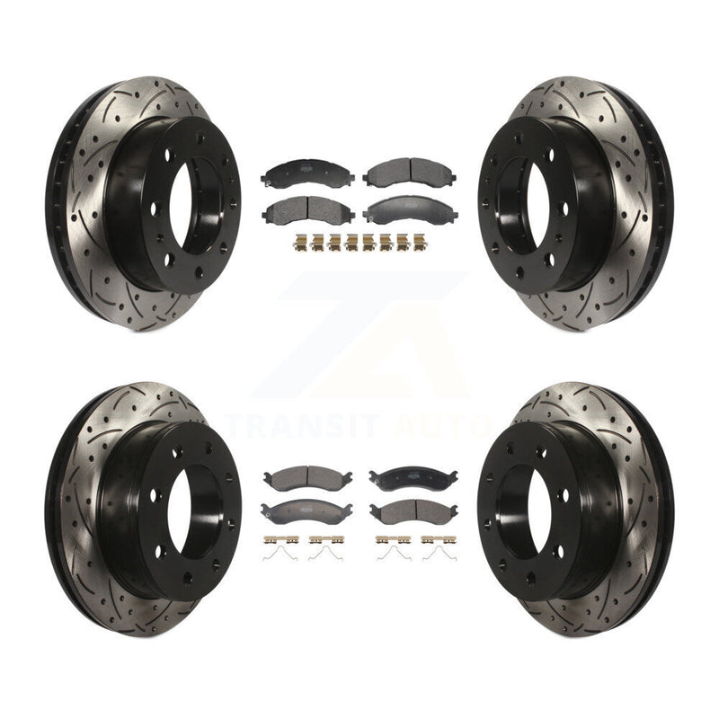 Transit Auto KDF-101296 Disc Brake Kit for 2021-2024 Chevrolet Express 2500, GMC Savana 2500 - Front and Rear