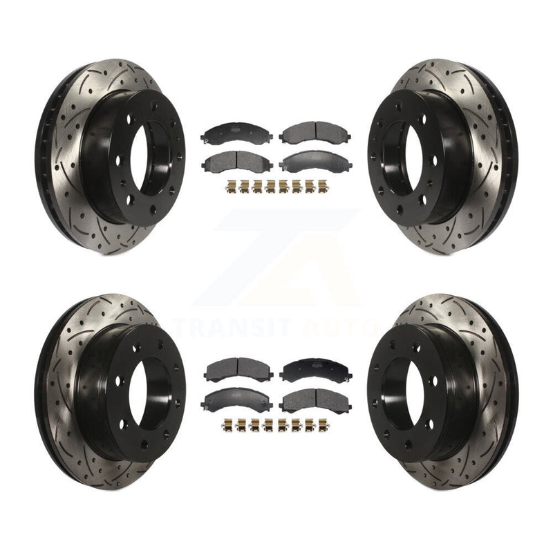 Transit Auto KDF-101297 Disc Brake Kit for 2021-2024 Chevrolet Express 2500, GMC Savana 2500 - Front and Rear