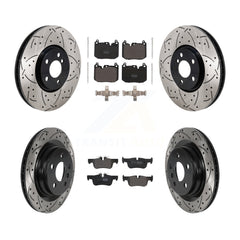 Transit Auto KDF-101300 Disc Brake Kit for 2017-2019 Mini Cooper Countryman, Mini Cooper Clubman - Front and Rear