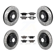 Transit Auto KDF-101301 Disc Brake Kit for 2020-2023 Ford Bronco Sport, Lincoln Corsair, Ford Escape - Front and Rear