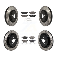 Transit Auto KDF-101303 Disc Brake Kit for 2019-2023 Lincoln Nautilus - Front and Rear