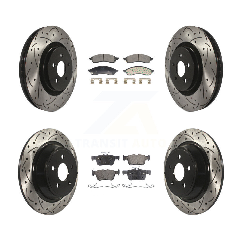 Transit Auto KDF-101304 Disc Brake Kit for 2022-2023 Lincoln Nautilus - Front and Rear