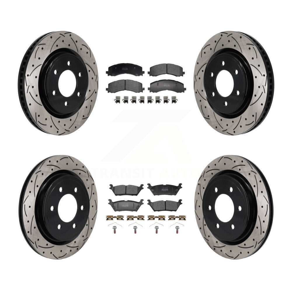 Transit Auto KDF-101305 Disc Brake Kit for 2021-2025 Ford Expedition, Lincoln Navigator, Ford F-150 - Front and Rear