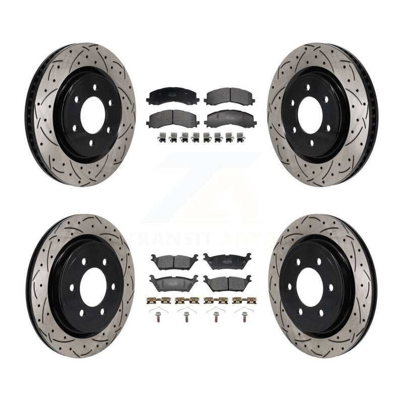 Transit Auto KDF-101305 Disc Brake Kit for 2021-2025 Ford Expedition, Lincoln Navigator, Ford F-150 - Front and Rear