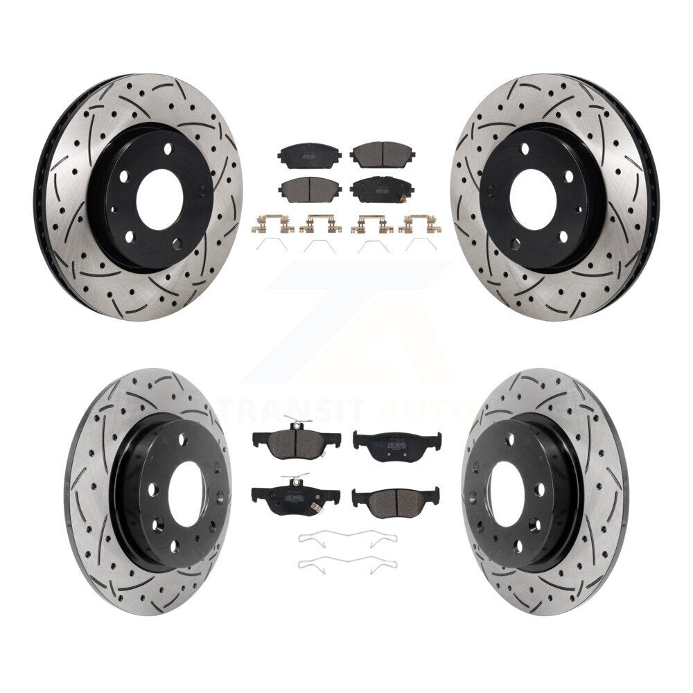 Transit Auto KDF-101310 Disc Brake Kit for 2019-2023 Mazda 3, Mazda 3 Sport - Front and Rear