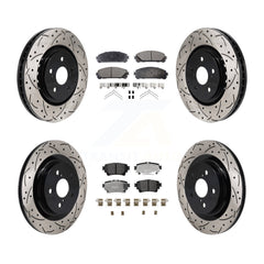 Transit Auto KDF-101312 Disc Brake Kit for 2021-2023 Lexus RZ450e, Subaru Solterra and More - Front and Rear