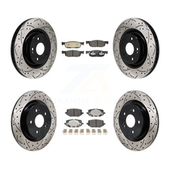 Transit Auto KDF-101314 Disc Brake Kit for 2022-2023 Acura MDX - Front and Rear