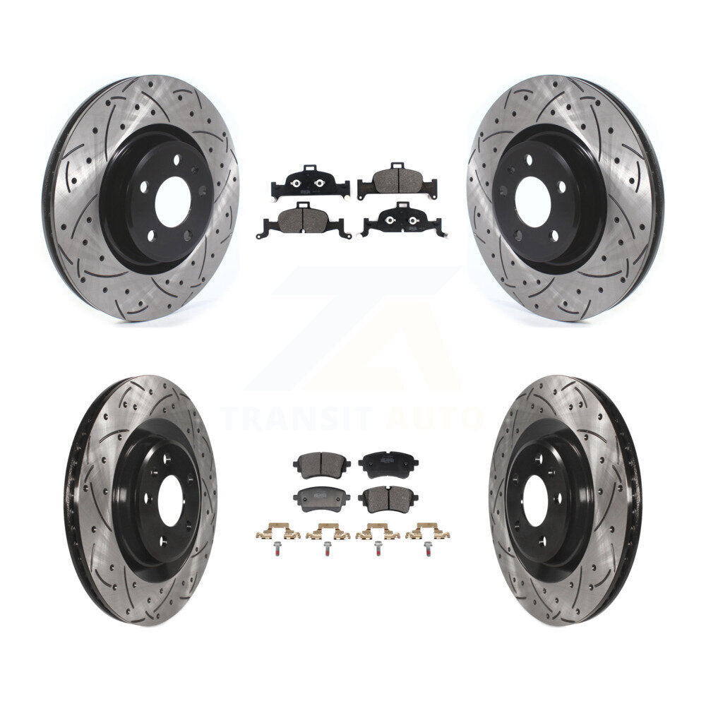 Transit Auto KDF-101316 Disc Brake Kit for 2020-2023 Audi A4 allroad, Audi A5 Quattro, Audi A6 Quattro - Front and Rear