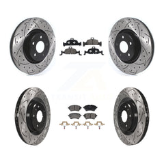 Transit Auto KDF-101316 Disc Brake Kit for 2020-2023 Audi A4 allroad, Audi A5 Quattro, Audi A6 Quattro - Front and Rear
