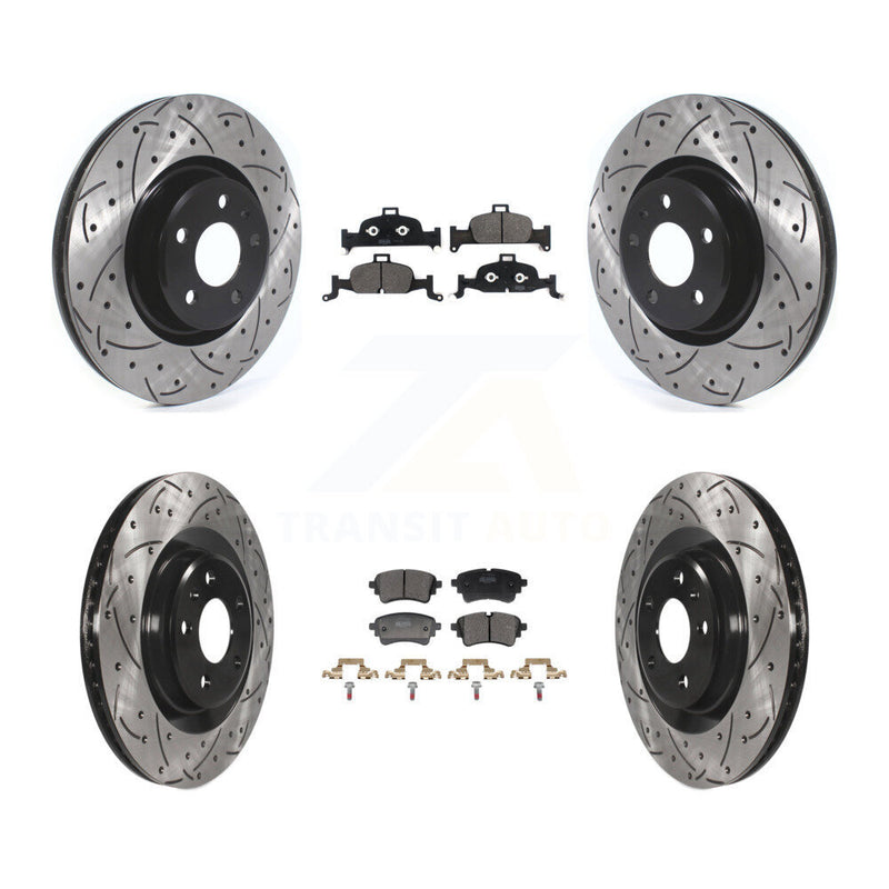 Transit Auto KDF-101316 Disc Brake Kit for 2020-2023 Audi A4 allroad, Audi A5 Quattro, Audi A6 Quattro - Front and Rear