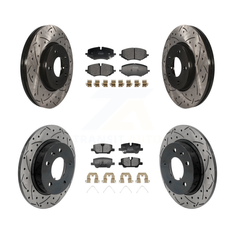 Transit Auto KDF-101318 Disc Brake Kit for 2020-2024 Chevrolet Trailblazer, Buick Encore GX - Front and Rear
