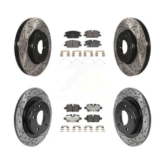 Transit Auto KDF-101319 Disc Brake Kit for 2020-2024 Chevrolet Equinox, GMC Terrain, Chevrolet Malibu - Front and Rear