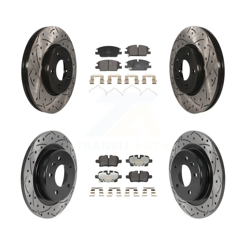 Transit Auto KDF-101319 Disc Brake Kit for 2020-2024 Chevrolet Equinox, GMC Terrain, Chevrolet Malibu - Front and Rear